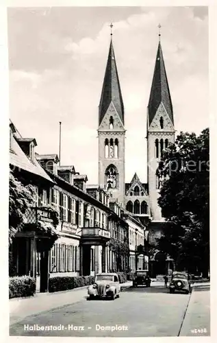 AK / Ansichtskarte Halberstadt Domplatz Kat. Halberstadt