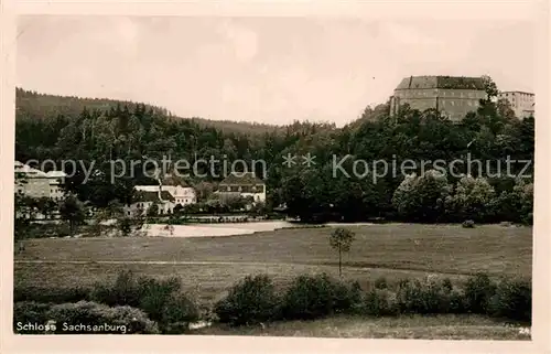 AK / Ansichtskarte Frankenberg Sachsen Schloss Sachsenburg Kat. Frankenberg Sachsen