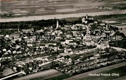 AK / Ansichtskarte Pretzsch Elbe Fliegeraufnahme Kat. Bad Schmiedeberg