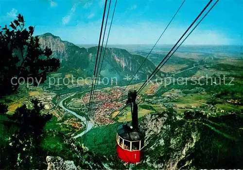 AK / Ansichtskarte Seilbahn Predigtstuhl Bad Reichenhall Hochstaufen Kat. Bahnen