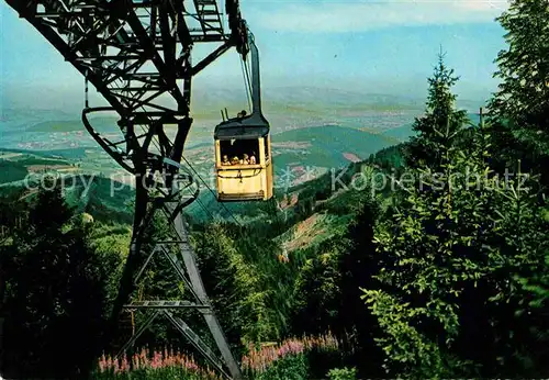 AK / Ansichtskarte Seilbahn Schauinsland Freiburg im Breisgau  Kat. Bahnen