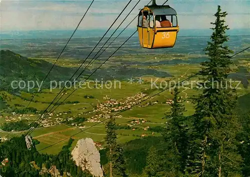 AK / Ansichtskarte Seilbahn Kampenwand Aschau  Kat. Bahnen