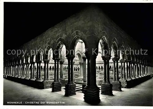 AK / Ansichtskarte Monreale Chiostro dei Benedettini Kat. Italien