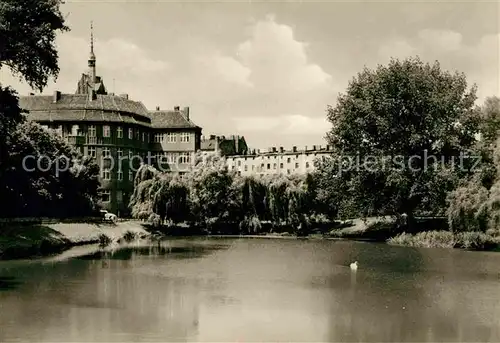 AK / Ansichtskarte Weissensee Berlin Schwanenteich Kat. Berlin