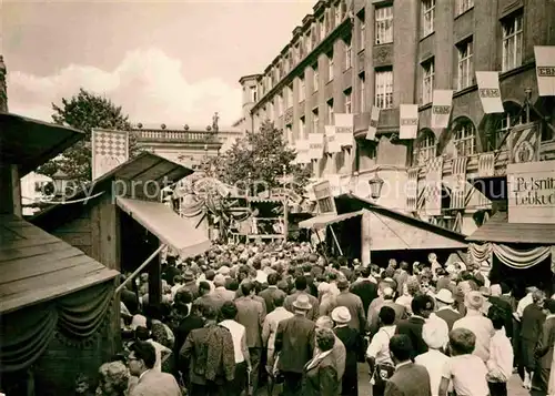 AK / Ansichtskarte Leipzig Historische Messe um 1820 auf dem Naschmarkt Kat. Leipzig