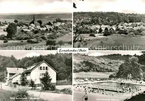 AK / Ansichtskarte Ernstroda Panorama FDGB Ferienheim Schwimmbad Schoenau Kat. Ernstroda