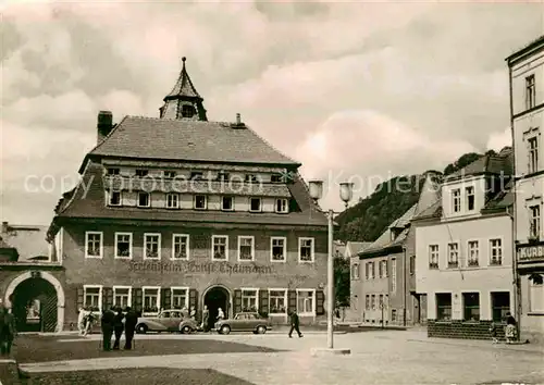 AK / Ansichtskarte Bad Schandau FDGB Erholungsheim Ernst Thaelmann am Markt Kat. Bad Schandau