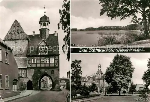 AK / Ansichtskarte Bad Schmiedeberg Au Tor Lausiger Teich Kurhaus Kat. Bad Schmiedeberg Duebener Heide