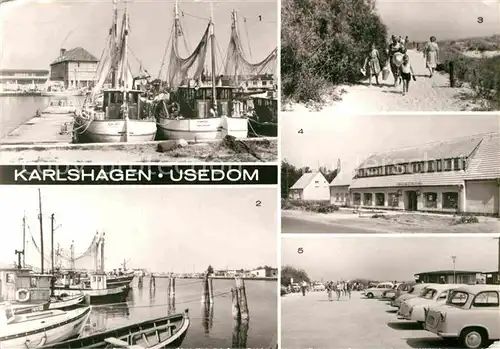 AK / Ansichtskarte Karlshagen Fischerhafen Weg zum Strand HO Landwarenhaus Kat. Karlshagen Usedom