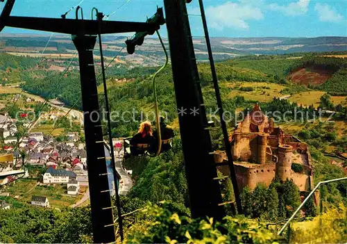 AK / Ansichtskarte Sessellift Vianden Telesiege Chateau  Kat. Bahnen