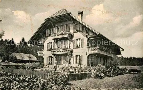 AK / Ansichtskarte Roethenbach Emmental Chalet Daheim Wuerzbrunnen Kat. Roethenbach Emmental