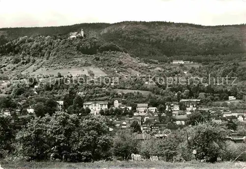 AK / Ansichtskarte Bad Blankenburg mit Blick zur Burg Kat. Bad Blankenburg