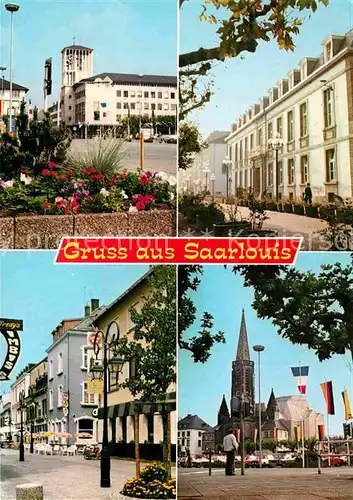 AK / Ansichtskarte Saarlouis Platz Kirche  Kat. Saarlouis