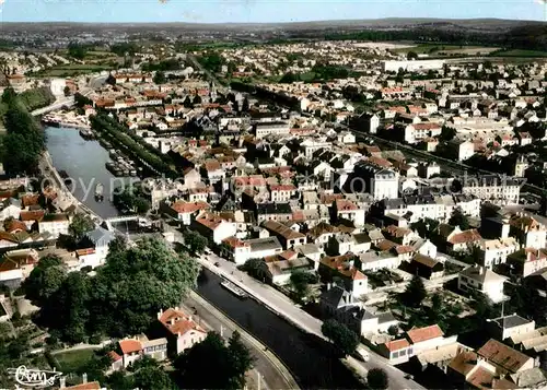 AK / Ansichtskarte Montceau les Mines Vue generale aerienne sur le Port et le Centre Kat. Montceau les Mines