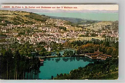 AK / Ansichtskarte St Gallen SG Sankt Fiden Bodensee Kat. St Gallen