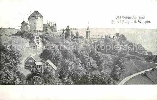 AK / Ansichtskarte Burg Wupper Schloss Kat. Solingen