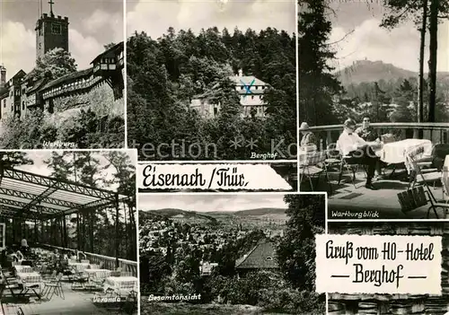 AK / Ansichtskarte Eisenach Thueringen Hotel Berghof Wartburg  Kat. Eisenach