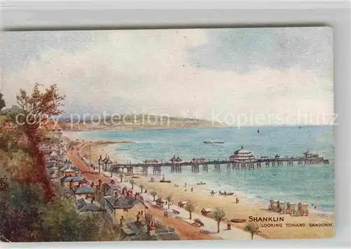 AK / Ansichtskarte Shanklin Strand Kat. Isle of Wight