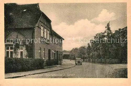 AK / Ansichtskarte Pattensen Winsen Luhe Dorfstrasse mit Geschaeftshaus Kat. Winsen (Luhe)