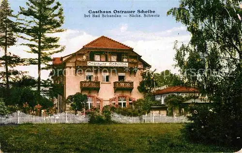 AK / Ansichtskarte Bad Schandau Gasthaus Ostrauer Scheibe Kat. Bad Schandau