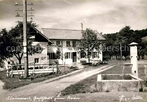 AK / Ansichtskarte Kleinweil Gasthaus zum Stern Brunnen Kat. Grossweil