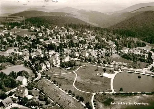 AK / Ansichtskarte Hahnenklee Bockswiese Harz Fliegeraufnahme Kat. Goslar