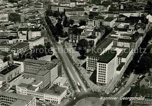 AK / Ansichtskarte Hannover Georgstrasse Fliegeraufnahme Kat. Hannover