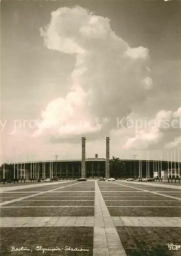 AK / Ansichtskarte Foto Popp Nr. 3106 Berlin Olympia Stadion  Kat. Fotografie