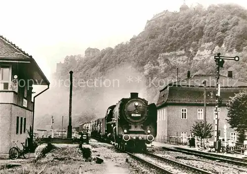 AK / Ansichtskarte Lokomotive 012204 4 Gueterzug Camburg Dornburg Kat. Eisenbahn