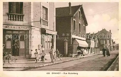 AK / Ansichtskarte Drancy Seine Saint Denis Rue Gutenberg Kat. Drancy