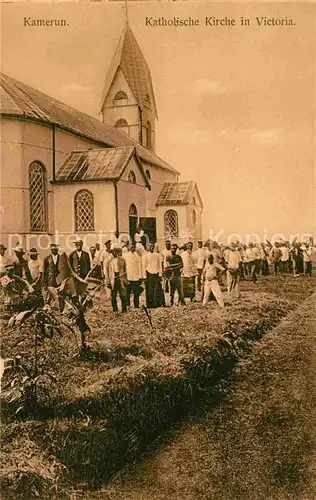 AK / Ansichtskarte Victoria Kamerun Kath Kirche