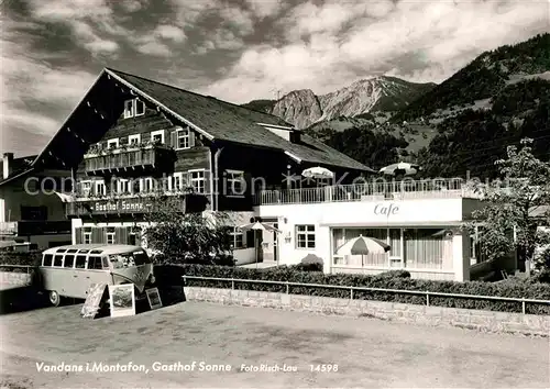 AK / Ansichtskarte Vandans Vorarlberg Gasthof Sonne Kat. Vandans