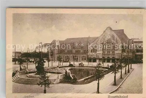 AK / Ansichtskarte Aachen Hauptbahnhof Kat. Aachen