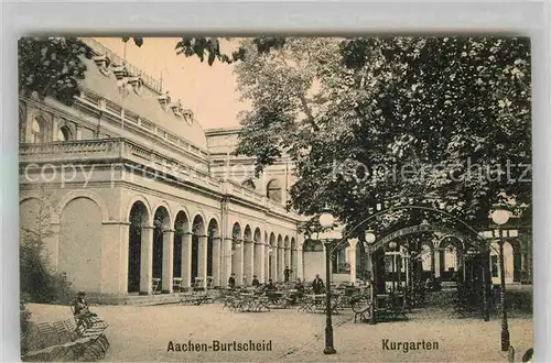 AK / Ansichtskarte Burtscheid Aachen Kurgarten Kat. Aachen