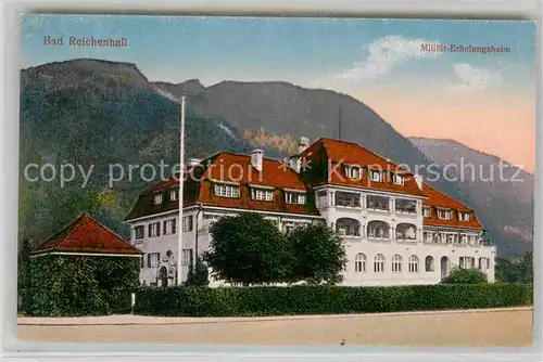 AK / Ansichtskarte Bad Reichenhall Militaer Erholungsheim  Kat. Bad Reichenhall