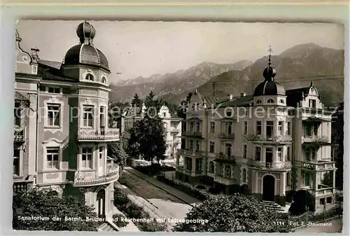 AK / Ansichtskarte Bad Reichenhall Sanatorium der Barmherzigen Brueder Kat. Bad Reichenhall