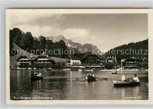 AK / Ansichtskarte Koenigsee Berchtesgaden Untersberg