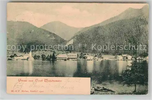 AK / Ansichtskarte Walchensee Panorama  Kat. Kochel a.See