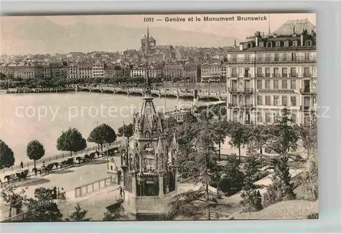 AK / Ansichtskarte Geneve GE Monument Brunswick Kat. Geneve