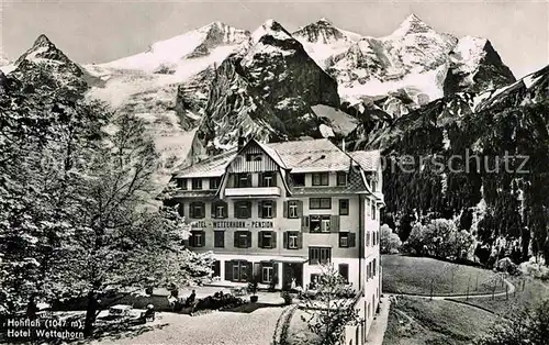 AK / Ansichtskarte Hohfluh Bruenig BE Hotel Wetterhorn Kat. Bruenig