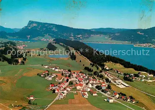 AK / Ansichtskarte Le Lieu Vallee de Joux Lac de Joux Lac Ter Lac Brenet vue aerienne Kat. Le Lieu