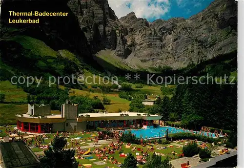 AK / Ansichtskarte Leukerbad Thermal Badecenter Gemmipass Kat. Loeche les Bains