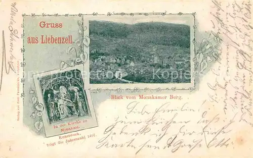 AK / Ansichtskarte Bad Liebenzell Kunstwerk Kirche zu Monakam Kat. Bad Liebenzell