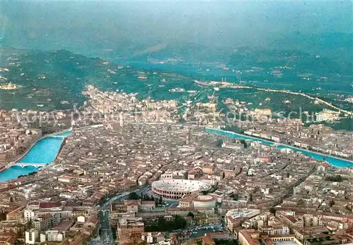 AK / Ansichtskarte Verona Veneto Panorama dall aereo Kat. Verona