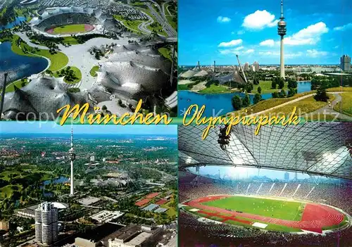 AK / Ansichtskarte Stadion Muenchen Olympiapark Olympiapark Olympiade 1972 Kat. Sport