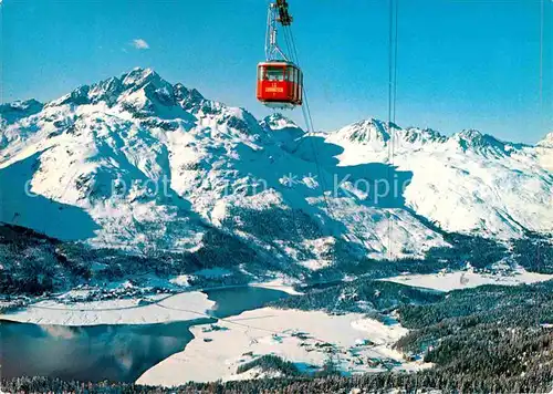 AK / Ansichtskarte Seilbahn Silvaplana Corvatsch Piz Albana   Kat. Bahnen