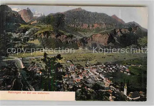 AK / Ansichtskarte Meiringen BE Wetterhorn Kat. Meiringen