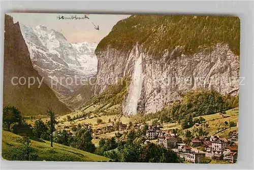 AK / Ansichtskarte Lauterbrunnen BE Staubbach Kat. Lauterbrunnen