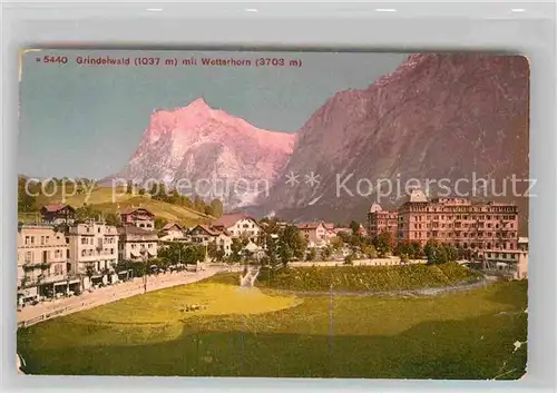 AK / Ansichtskarte Grindelwald Wetterhorn Kat. Grindelwald