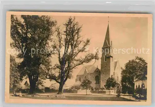 AK / Ansichtskarte Interlaken BE Katholische Kirche Kat. Interlaken